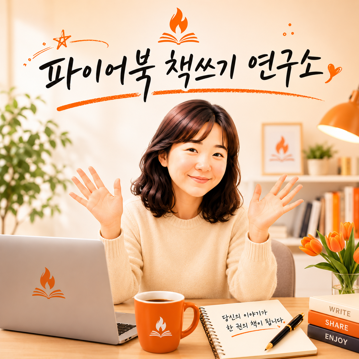 파이어북 책쓰기 연구소 — 당신의 이야기가 한 권의 책이 됩니다